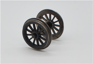 N Class 2-6-0 Tender Wheels - Black weathered 32-165