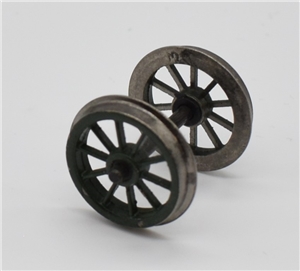 N Class 2-6-0 Tender Wheels - Green weathered 32-165