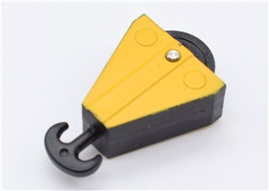 RR Crane Lift Block/Hook- Yellow 38-803
