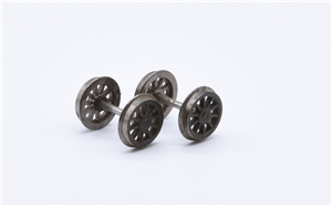 L&YR 2-4-2 Tank Pony wheels (Pair) - Weathered 31-167DC