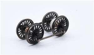 3200 Earl Class  Dukedog driving wheels - black 31-085 /090DS