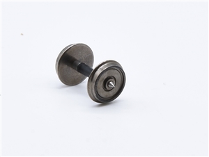 MK2F Coaches Nickle with brown Rim Axles for bogies 39-700 / 39-700DC
