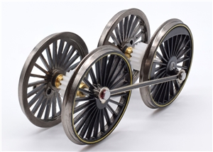 31-930 Compound Wheelset Complete - Black With Yellow Lining