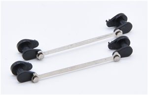 City Class 4-4-0 coupling rods with cranks - black 31-725