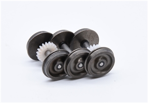 Toby Wheelset - (Set of 3 axles 2 geared 1 ungeared) 58747