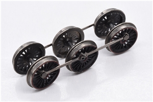 B1 Wheelset - Black with Red lining 372-079