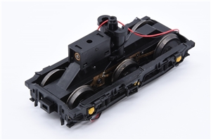 Class 37 Complete Bogie NEW TYPE - black with yellow axle boxes 32-386