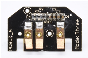 Class 40 Lightboard pcb07-A with contact strips - dics locos 32-475
