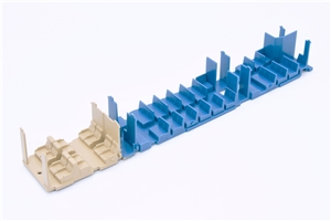 Class 101 DMU seating unit - trailer car (blue/beige) 32-290ds