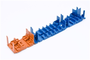 Class 101 DMU seating unit - trailer car (blue/orangey brown) 32-289