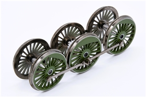 A1 4-6-2 wheelset Tornado  green with white inner/outer lining 32-550