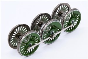 A1 4-6-2 Wheelset - green with white inner & outer lining  32-560