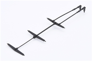 9F loco brake rods - long - black 32-850