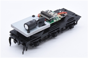 J11 0-6-0 Tender base with PCB & weight  black 31-318