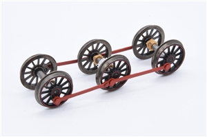 J72 2020 Wheelset - black red lining red rods 31-060