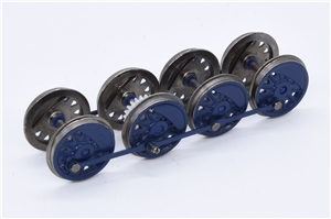 WD Austerity 2-8-0 Wheelsets - blue with blue rods 32-250