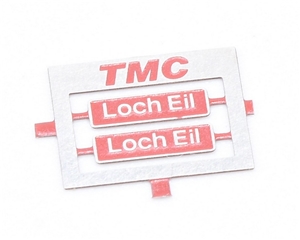 Class 37 Name Plates - TMC Loch Eli 371-466Z