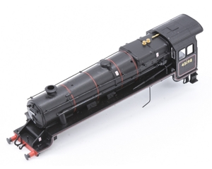 Black 5 4-6-0 2024 Loco Body Shell 372-137B