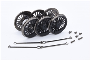 Fairburn 2-6-4T Wheelsets - Black 32-880