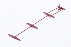 Fairburn 2-6-4T Brake rodding - Red 32-875K